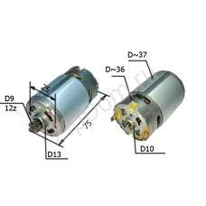 Двигатель 10,8 В для LI-ON MAKITA вал d-3mm (малый) с ответной шестерней