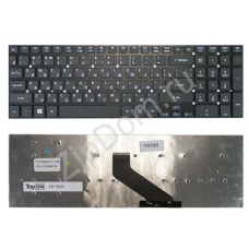 Клавиатура для ноутбука Acer Aspire 5755, 5755G, 5830, 5830G, 5830T, V3-551, V3-771 Series. Г-образный Enter. Черная, без рамки. PN: MP-10K33SU-698.