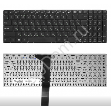 Клавиатура для ноутбука Asus X550С, X551C, X750J, A550C, A750L Series. Плоский Enter. Черная, без рамки. PN: 9Z.N8SSU.40R, 0KN0-N32RU.