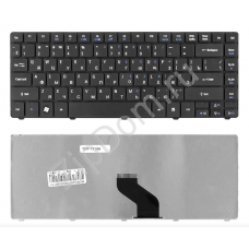 Клавиатура для ноутбука Acer Aspire Timeline 3810T, 3820T, 3410T, 4810T, 4410T, 4535, 4736 Series. Плоский Enter. Черная, без рамки. PN: AEZQ1R00010.