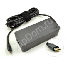 Блок питания Lenovo Type-C, 65W (5V, 9V, 15V/3A, 20V/3.25A) без сетевого кабеля, ORG