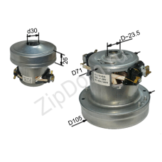 Мотор пылесоса 1200W, H=104/35mm, D=105/72/23, зам. VC07W29-SX, VCM102un